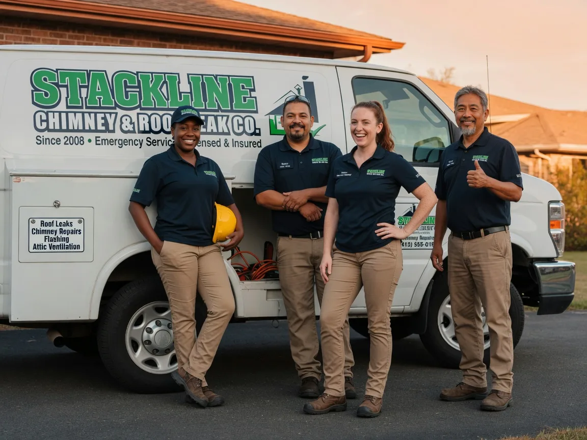 Chimney flashing repair company in Auburn, KS